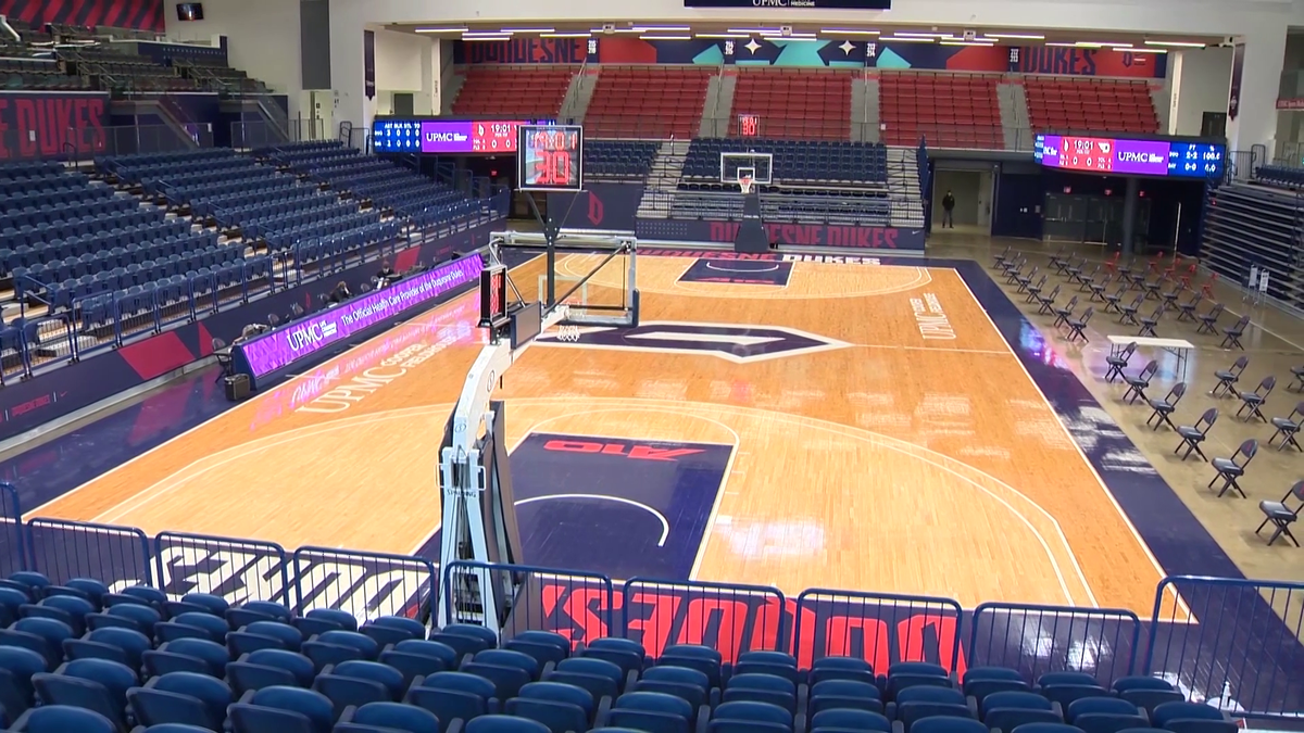 WATCH Inside Duquesne University's UPMC Cooper Fieldhouse