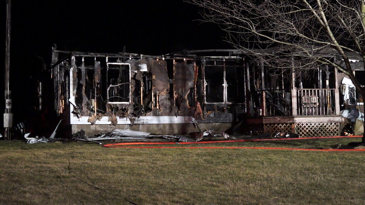 House destroyed by fire in Armstrong County