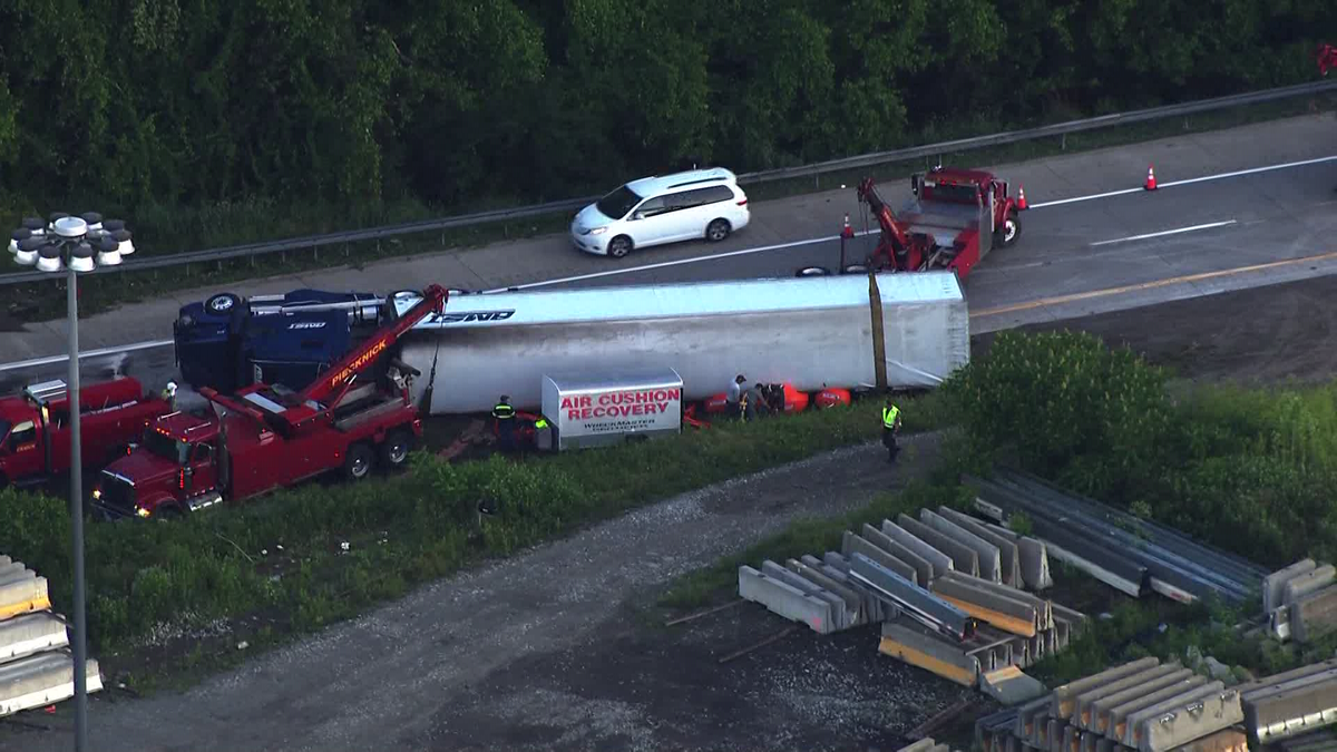 Tractor Trailer Crash Creates Slowdowns On I 79 In Washington County 6478