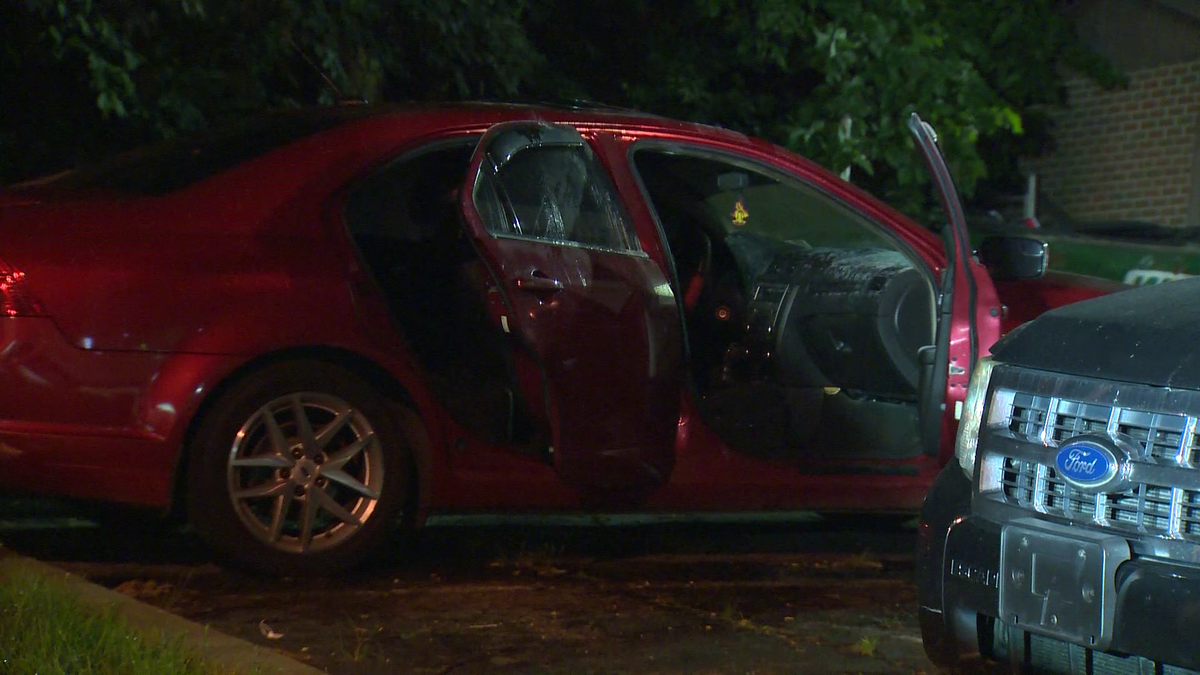 Police officers put out car fire in Turtle Creek