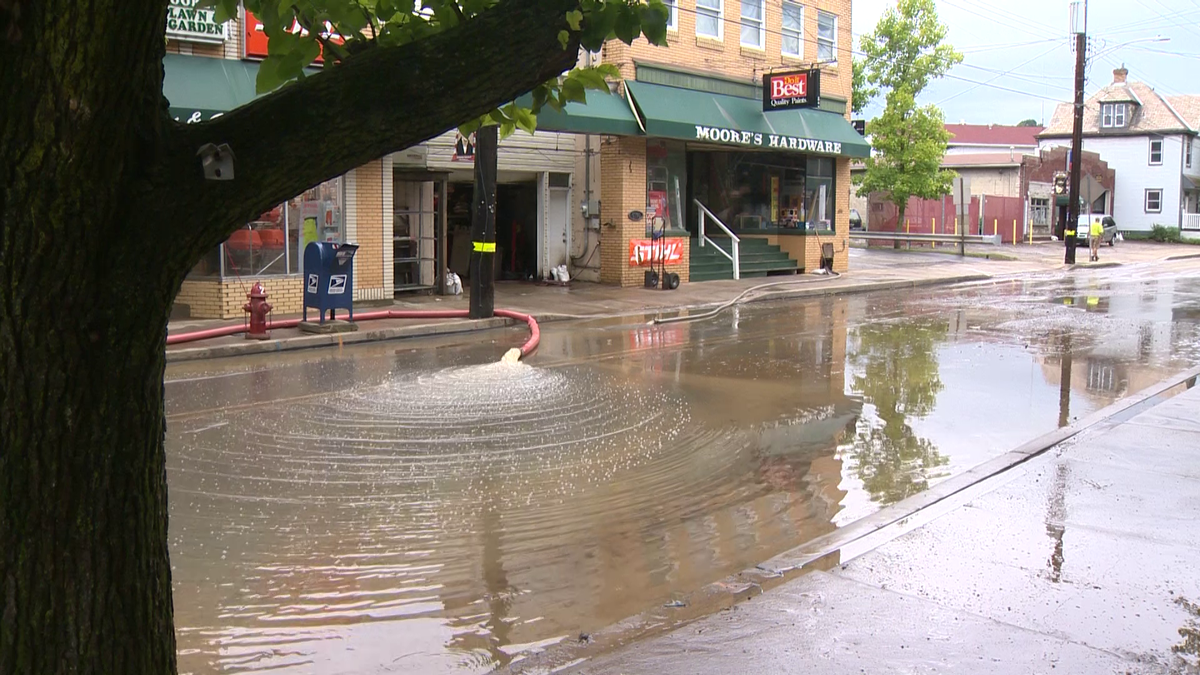 Oakdale flooding Hurricane Ida remnants bring heavy rainfall