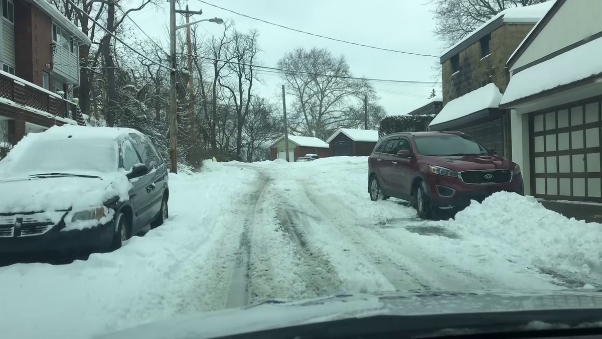 City Of Pittsburgh Public Works Crews Continue To Clear Streets 