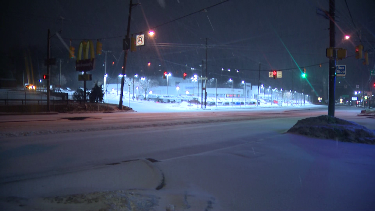 Crews working to treat roads in Allegheny County following ice and snow
