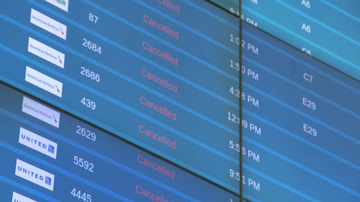 Hundreds of flights canceled, delayed at Logan Airport