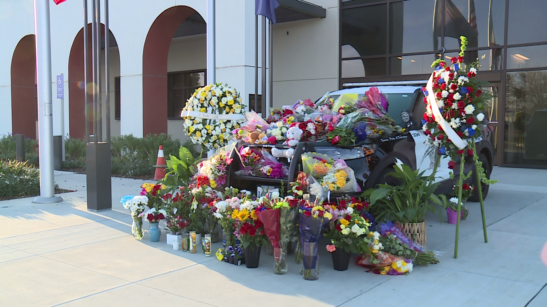 Vigil Held For Salinas Police Officer Killed In The Line Of Duty