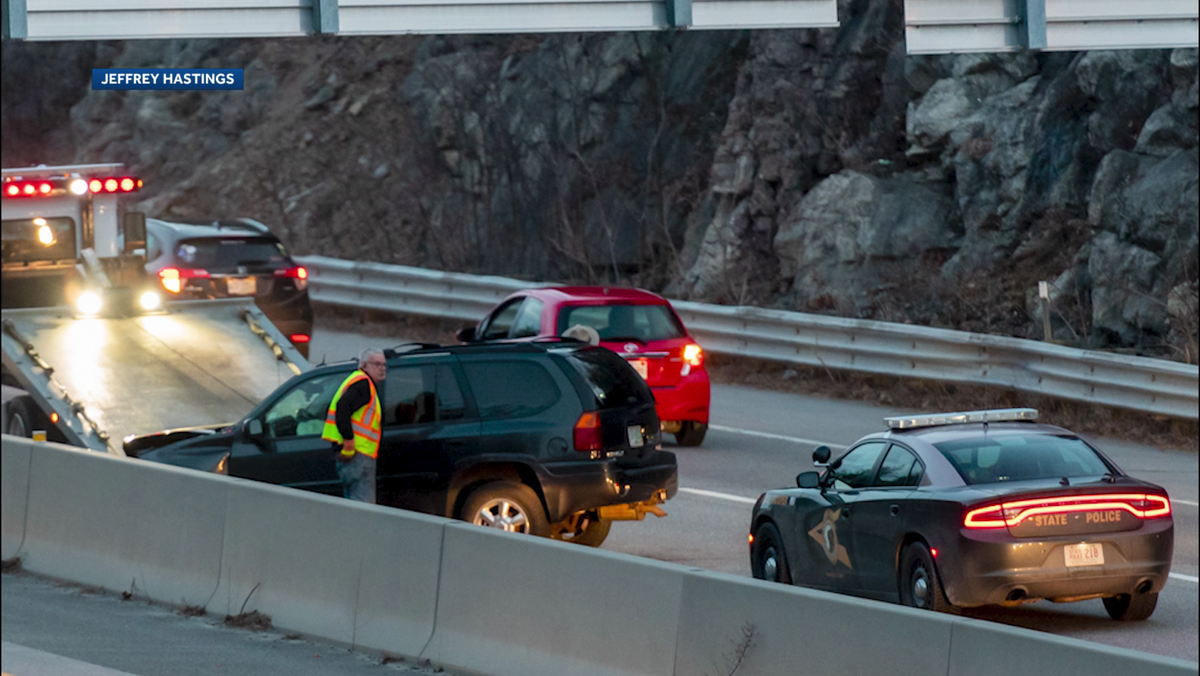 Driver arrested after trying to flee scene of car crash in Bedford ...