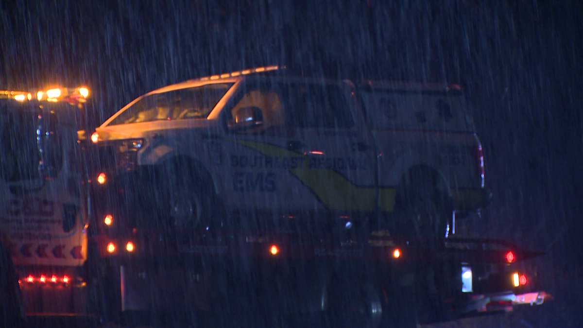 EMS truck involved in crash in McKeesport