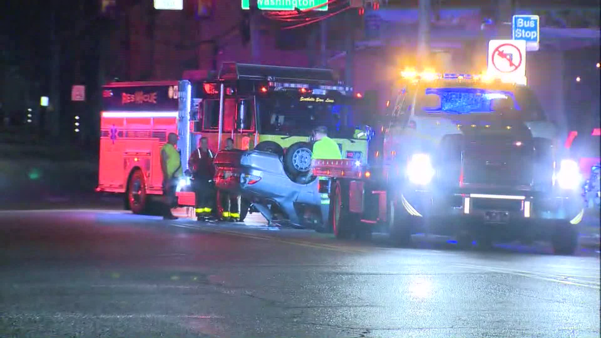 One person in the hospital after rollover crash in Etna