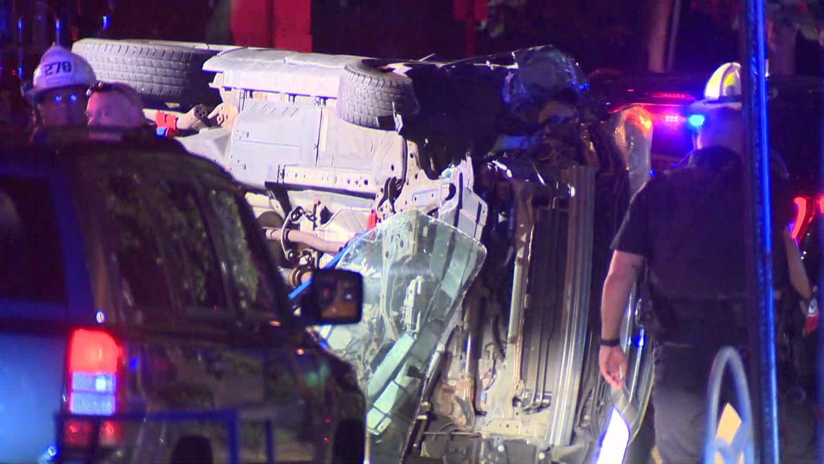 One person taken to the hospital following rollover crash in Swissvale