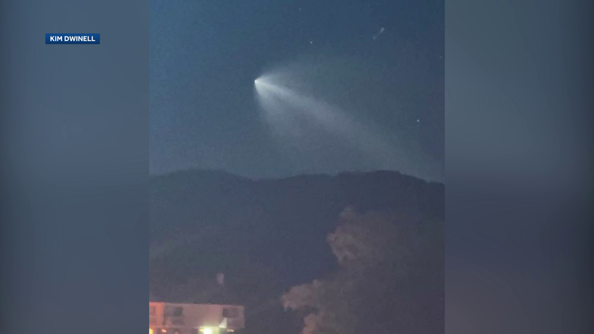 SpaceX raķete virs Ņūhempšīras?  Iedzīvotāji stāsta redzēto
