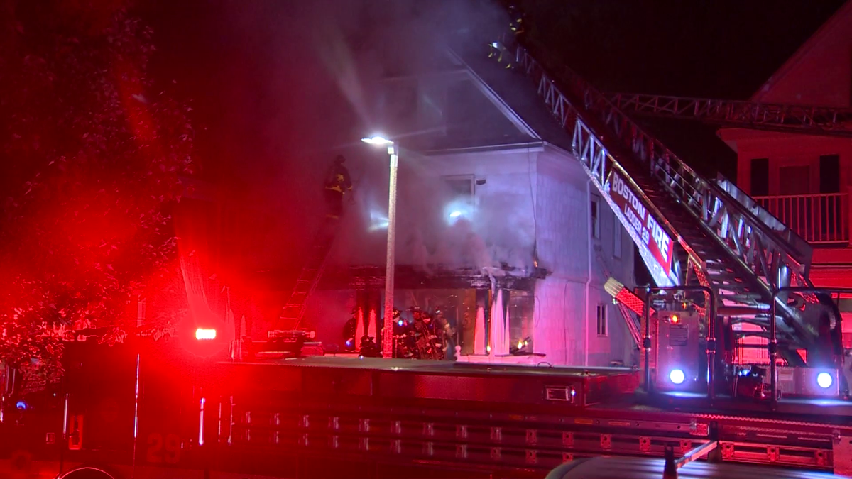 6-year-old-boy, parents rescued from house fire in Dorchester
