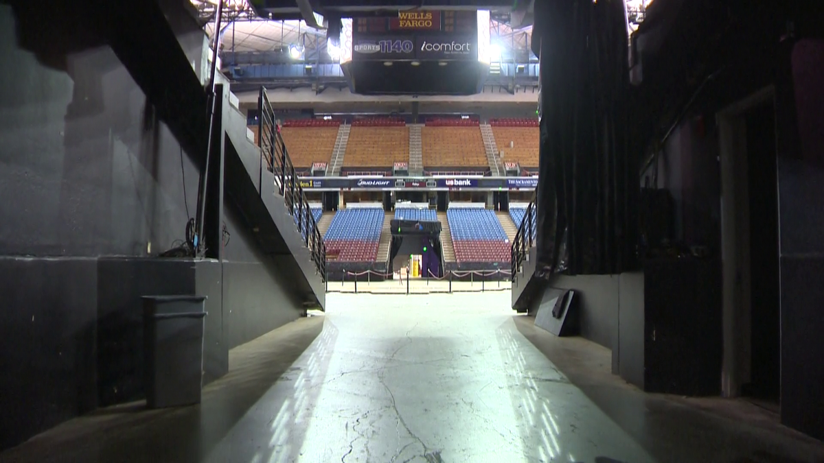 A behind-the-scenes look at Sleep Train Arena before demolition