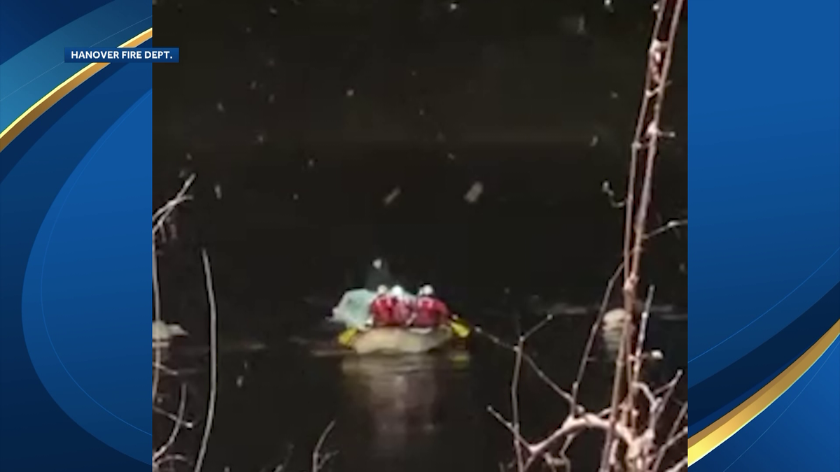 Driver rescued after car crashes into Connecticut River in NH