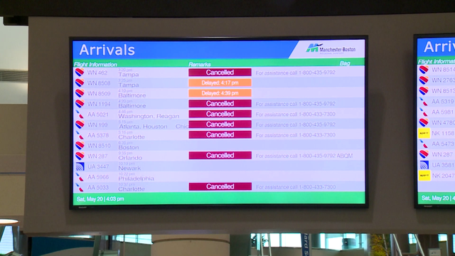 Weather, construction cause Manchester airport cancellations, delays - Vimarsana News