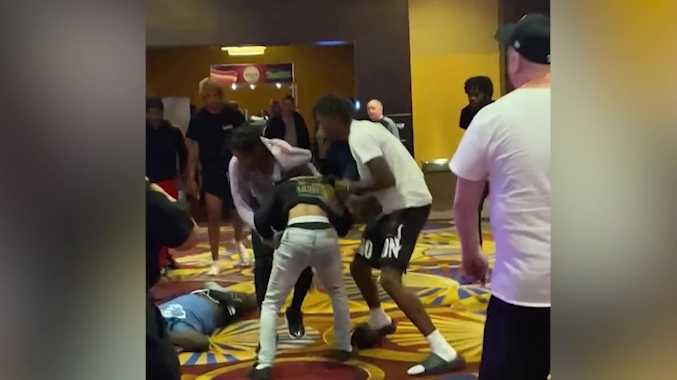 Rivers Casino match caught on camera, Rivers Casino match caught on camera,