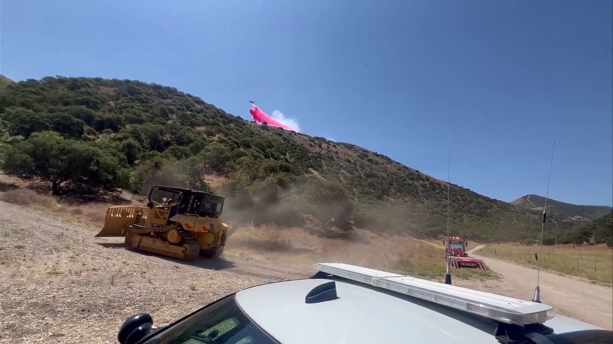 Small grass fire burns in south Monterey County