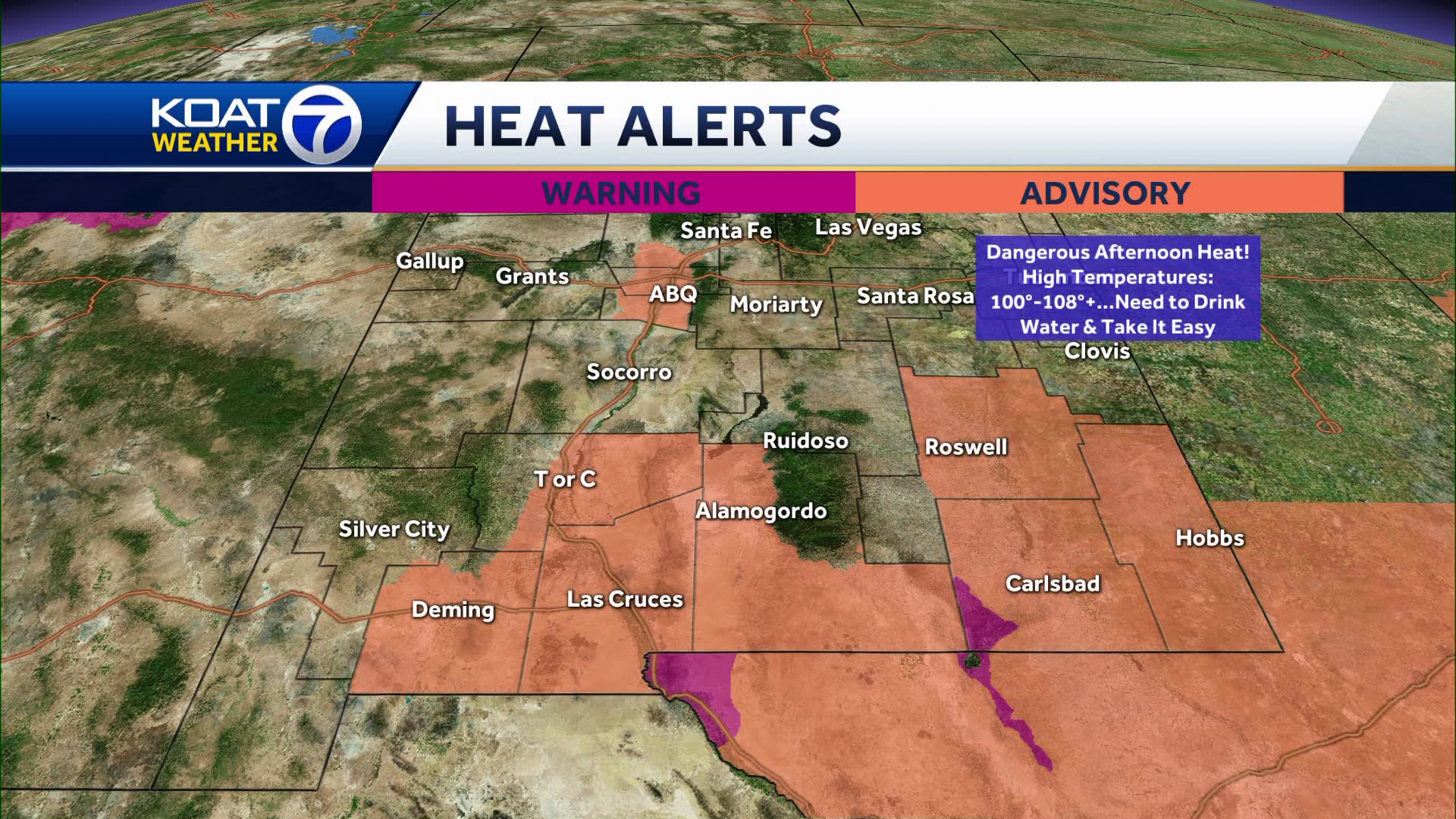 Heat advisory in New Mexico & Albuquerque - Vimarsana News