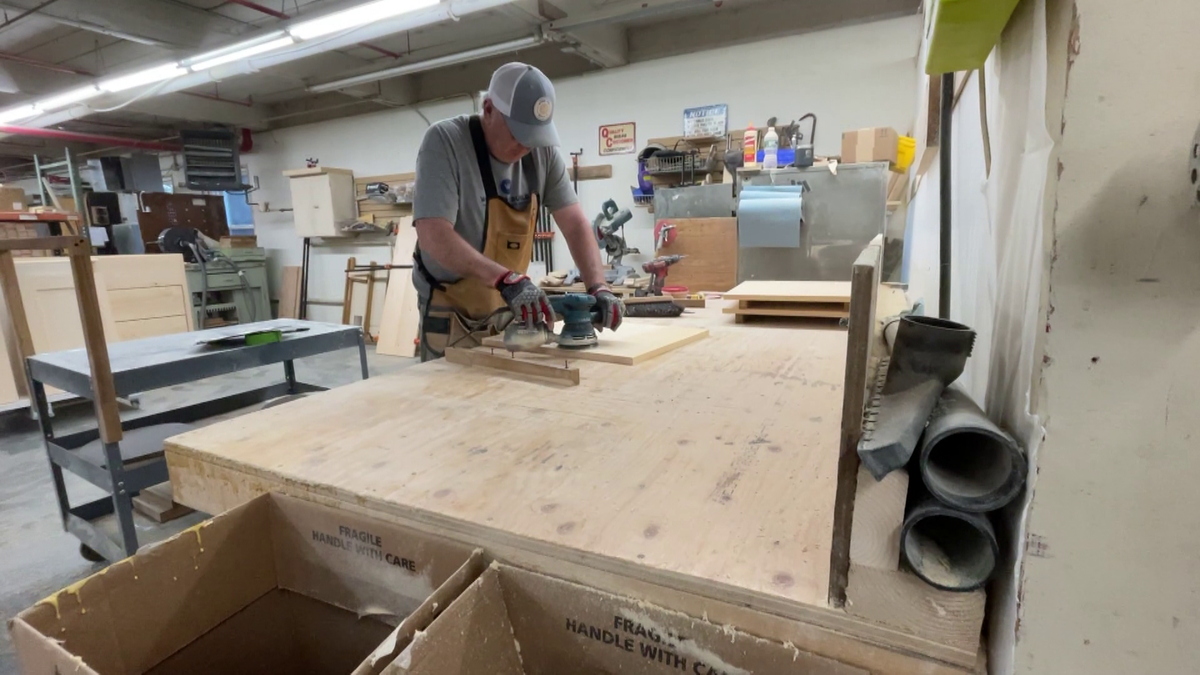 Heirloom furniture maker creates custom kitchen islands that are Made in Mass