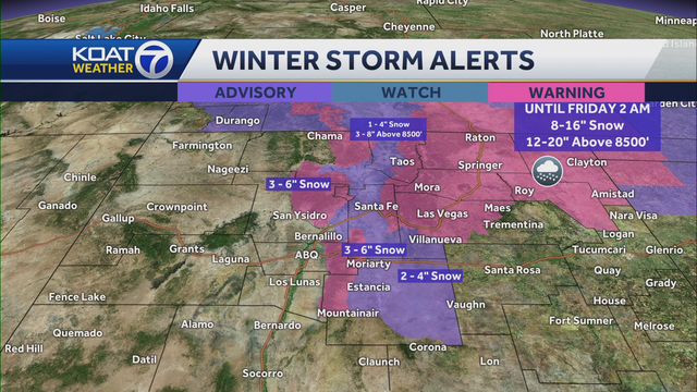 New Mexico Winter Storm Warning - Vimarsana News