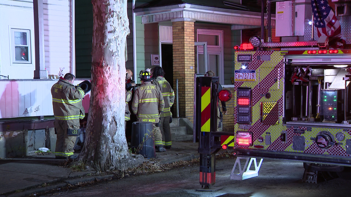 Fire breaks out inside of home in Duquesne