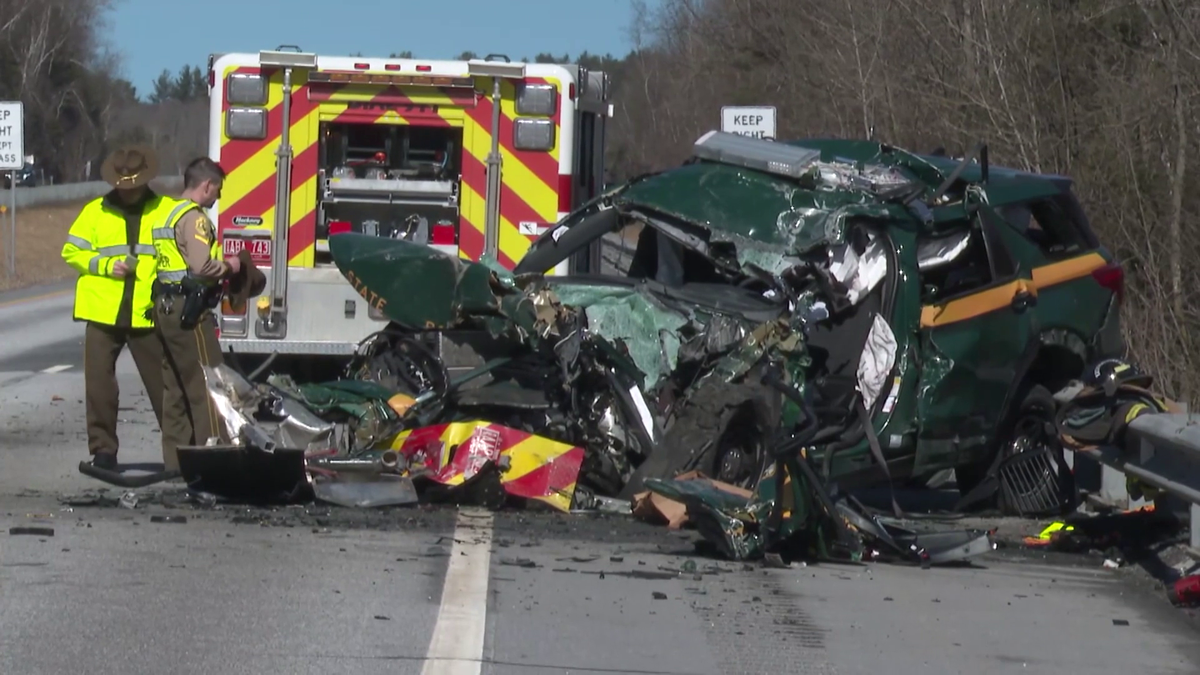 Officials: VT State Police trooper in NH hospital after cruiser crash