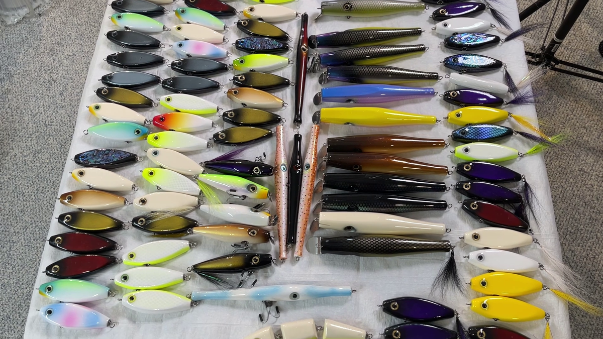 One of a kind Lure Display!