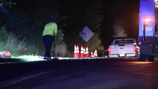 Water main break shuts down part of busy road in McCandless
