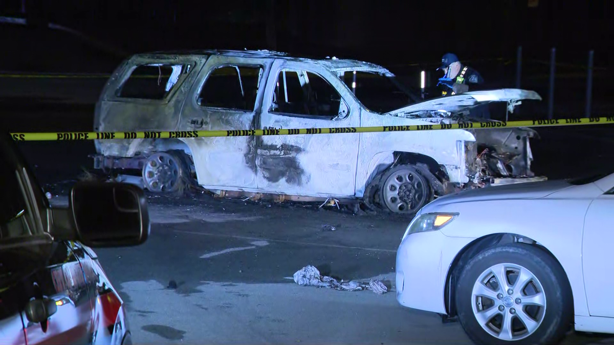Investigation underway after several vehicles catch fire outside McKeesport police station