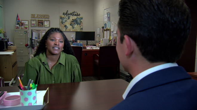 Crystal German speaks with Channing Frampton