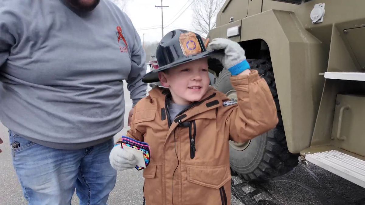 First responders host 'Touch-a-Truck' event for NH boy with leukemia