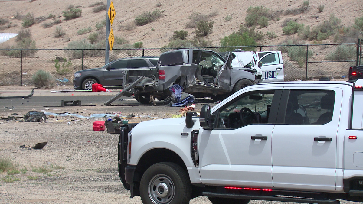 Two men in custody after dump truck theft, chase and shooting spanning two counties in New Mexico