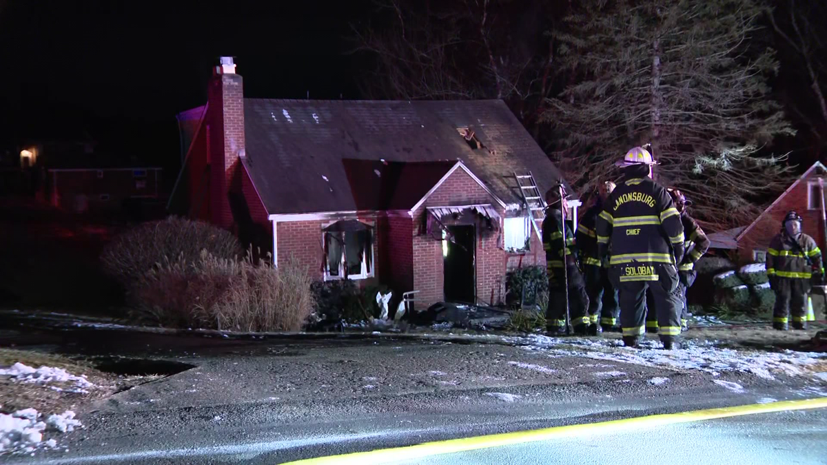House damaged by fire in McMurray, Washington County - WTAE