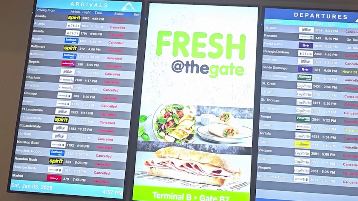 'It's a nightmare': Massachusetts travelers struggling to find flights home after US military action in Venezuela