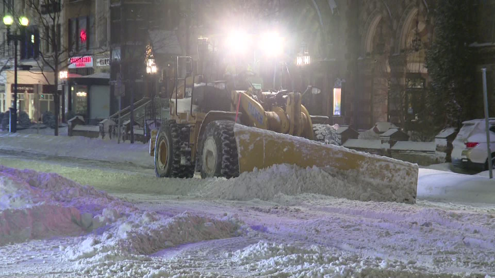   Going to take all day : Boston digs out from nearly 2 feet of snow