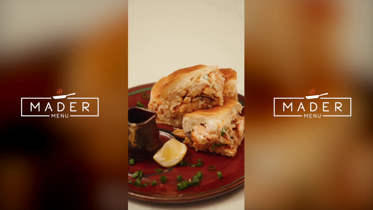 The Mader Menu: Crab King Sliders with Truffle Aioli