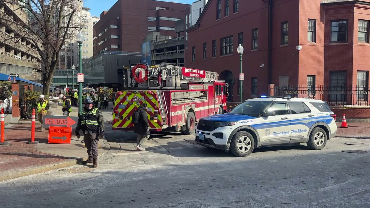 Gas leak forces street closure near Massachusetts General Hospital