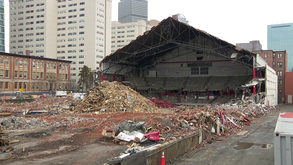 northeastern matthews arena demolition