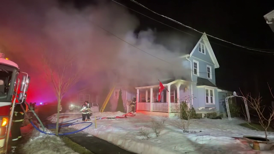Crews battle 3-alarm house fire in Beverly, Massachusetts
