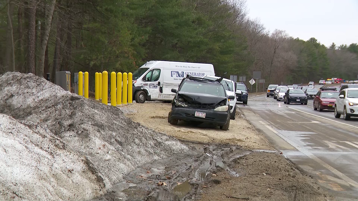 Multi-vehicle crash temporarily closed part of Route 2 in Concord ...