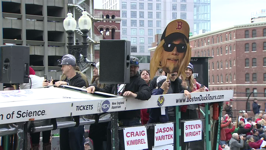 Duck Boat parade celebrates triumphant Boston Red Sox