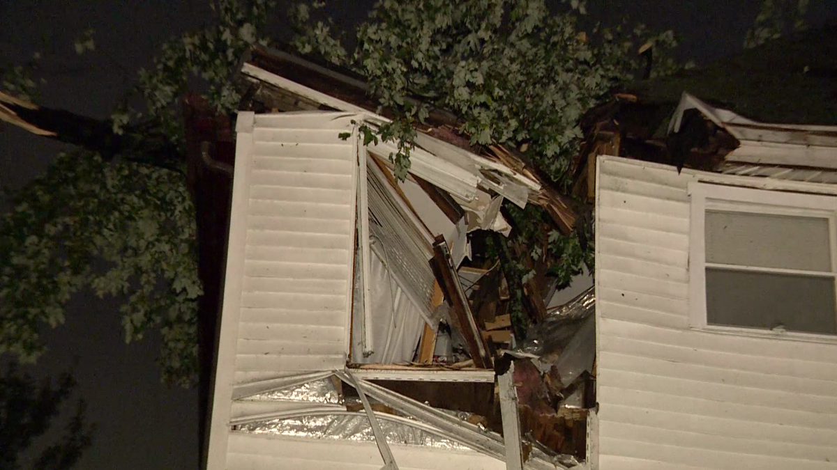 Images Powerful storm leaves trail of damage across state
