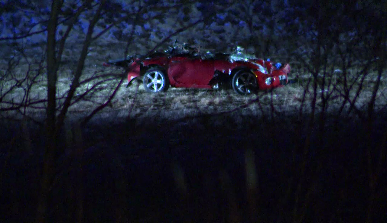 Driver Dies When Car Goes Airborne Off Highway Ramp In Lawrence