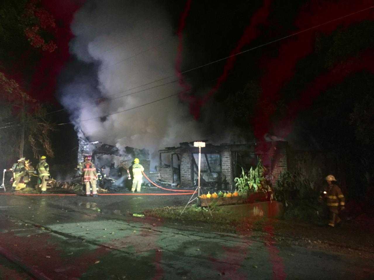 Flames Destroy Home In Allegheny Township