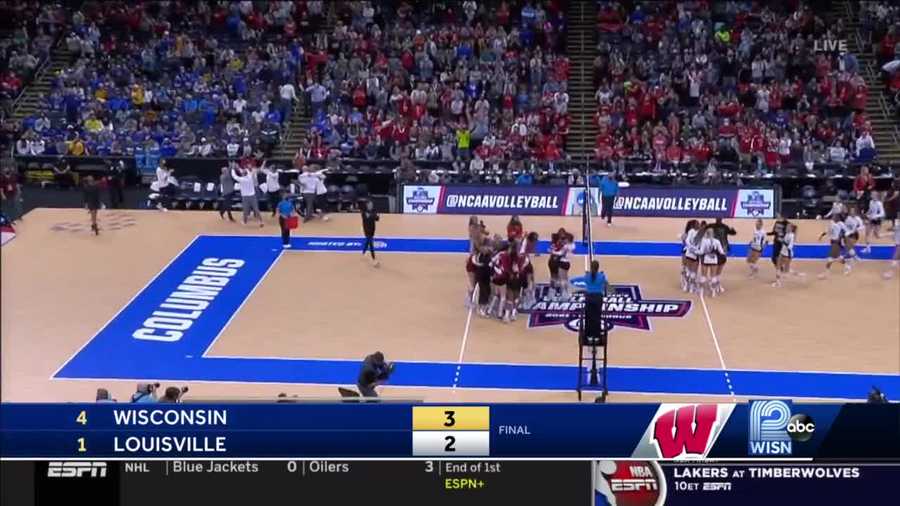 Badgers bear Louisville in volleyball semifinals