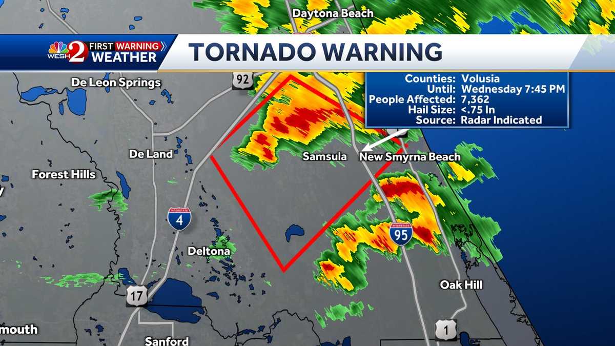 Tornado warning for Volusia County expires