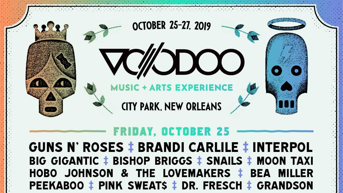 Voo Doo Fest releases daily lineup