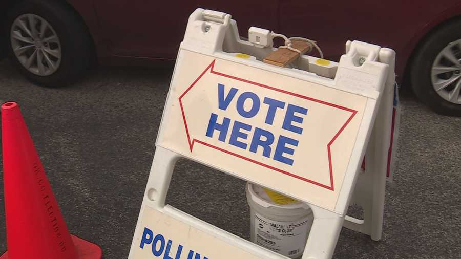 FILE photo of voting sign
