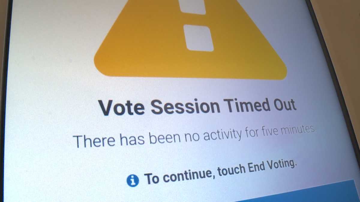 Voting Time Alert Arkansas voting machines