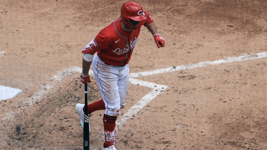 Joey Votto goes deep in his FIRST GAME in over 11 months 