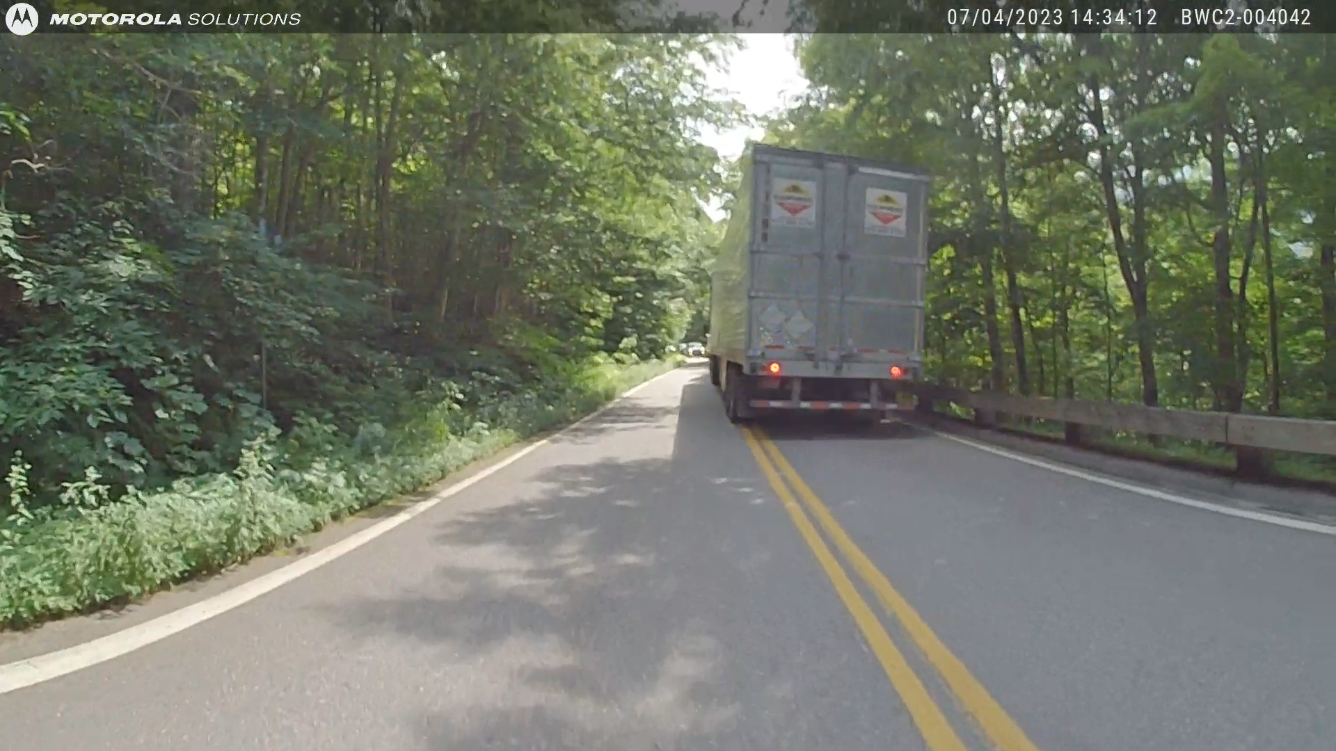 Second Truck Gets Stuck On Notch Road